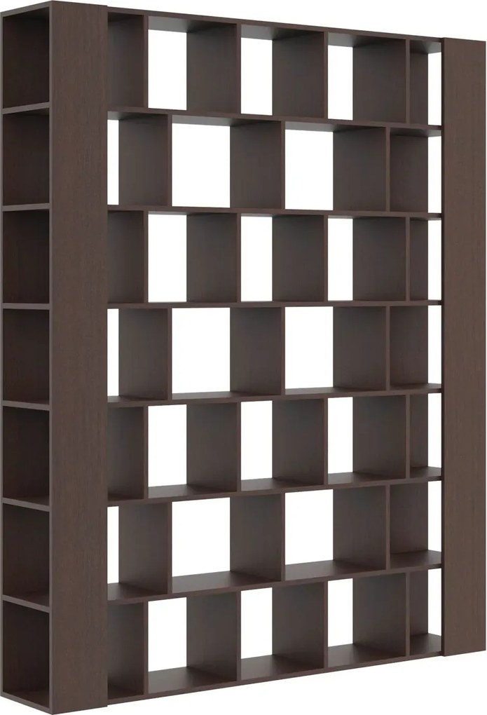 Duży regał na książki w stylu nowoczesnym wenge W8-L67