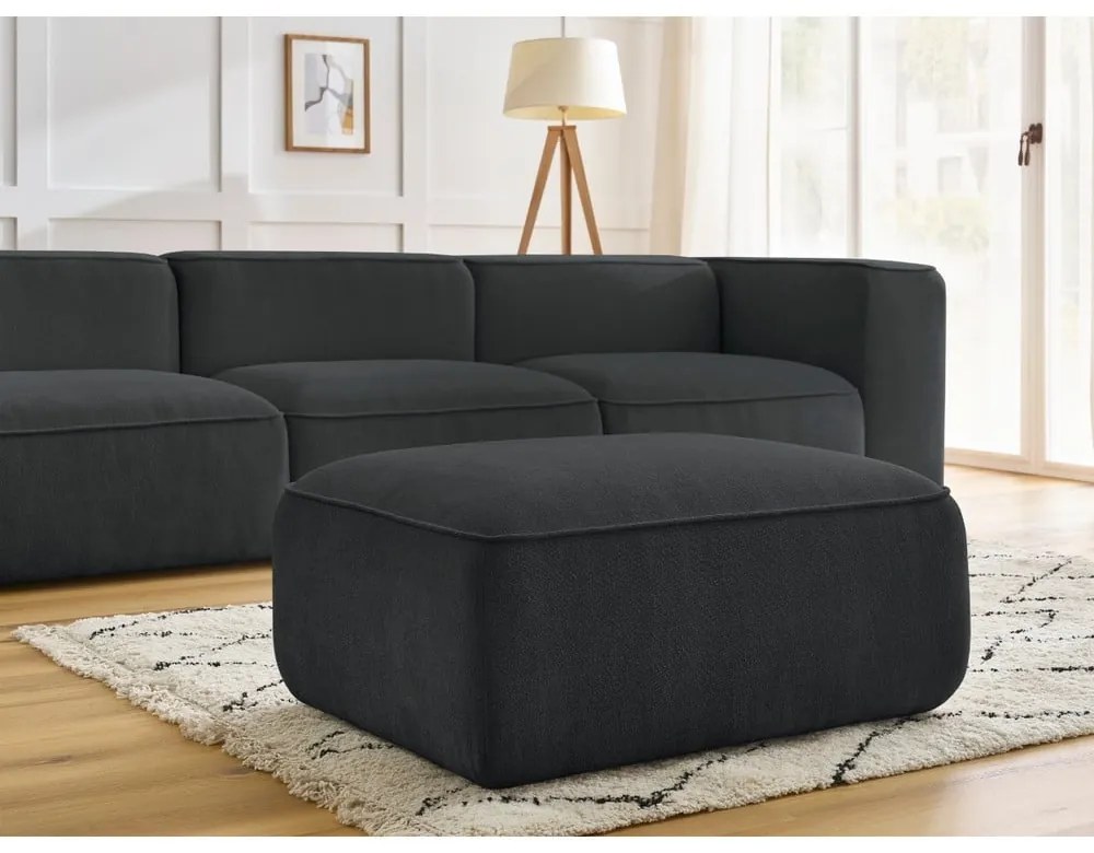 Ciemnoszara sofa 345 cm Zephyr – Bobochic Paris