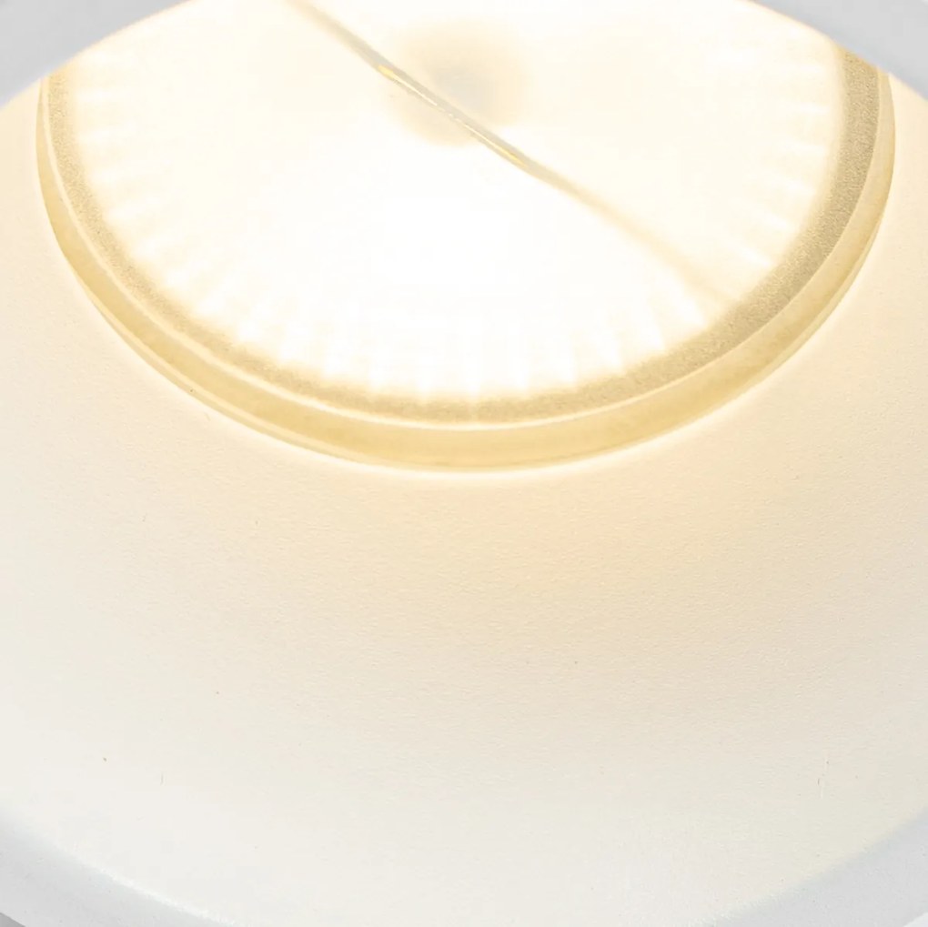 Zestaw 6 białych opraw LED GU10 70 mm IP44 - Dept Nowoczesny Oswietlenie wewnetrzne