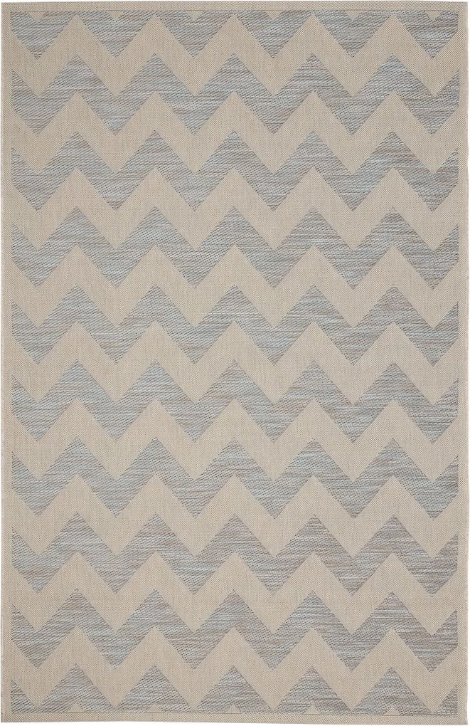 Dywan Modern Chevron beige/ice blue 160x230 cm