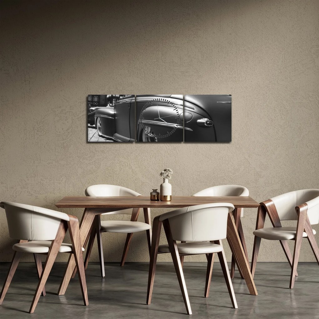 Obraz - Ford 1948 (z zegarem) (90x30 cm)