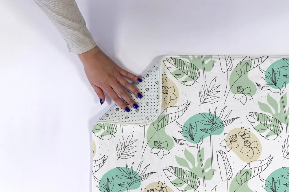 Dywanik antypoślizgowy do łazienki Dywanik antypoślizgowy do łazienki Rośliny