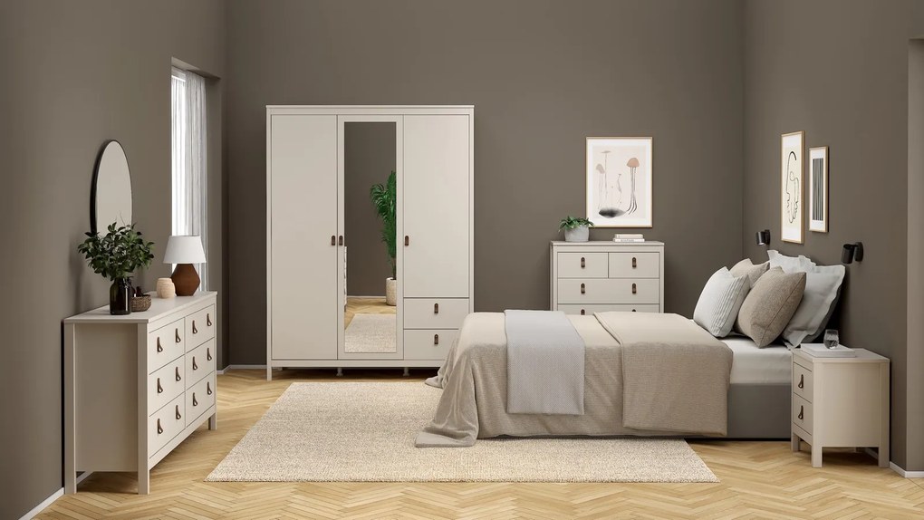 Komoda pokojowa z szufladami Madrid 4+4, kaszmir mat