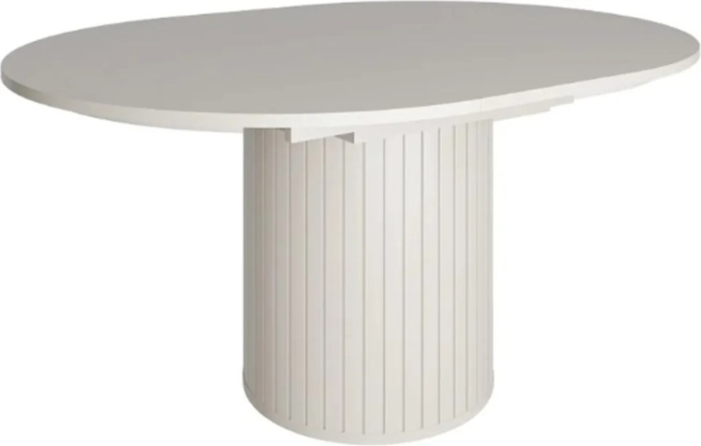 Stół THIRA 120 cm do Salonu Jadalni, Okrągły, Kaszmir