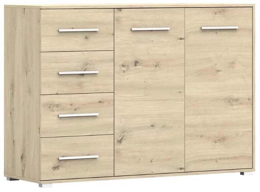 Komoda Fiesta 4S2D 135 cm - dąb artisan