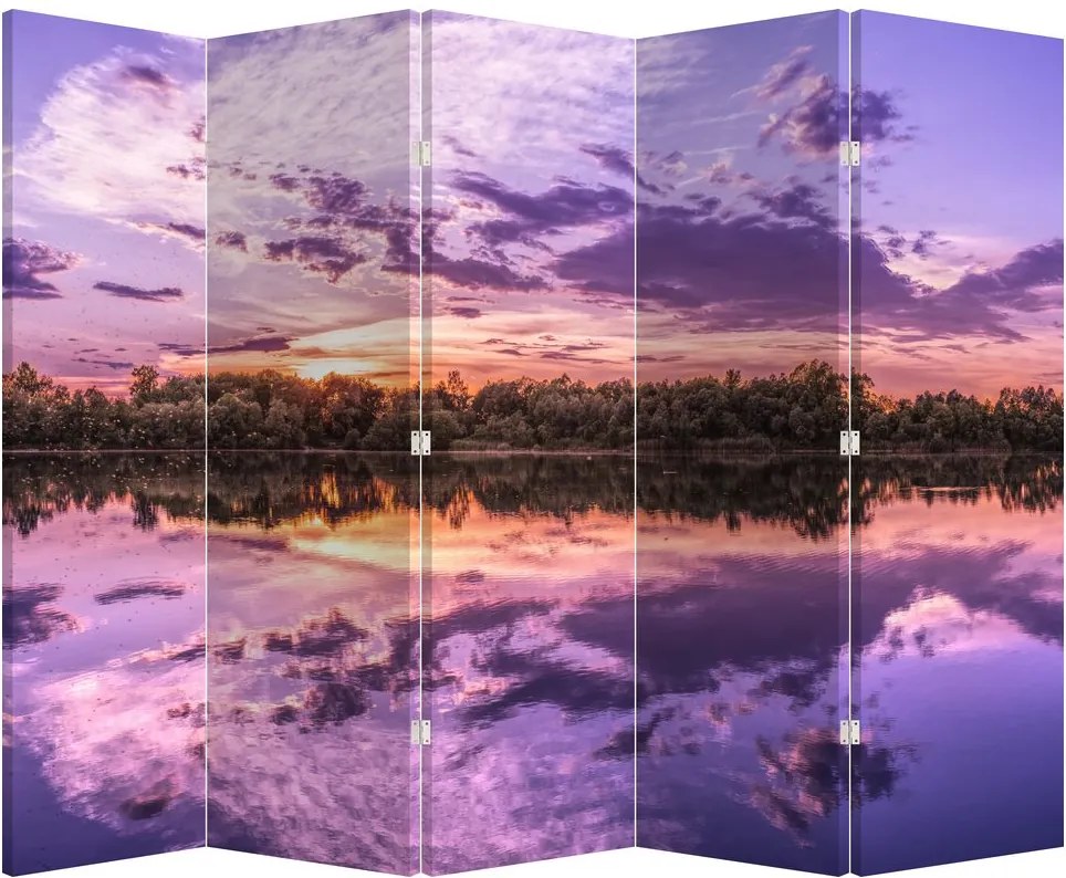 Parawan - Fioletowe niebo (210x170 cm)