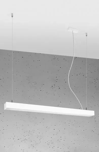 Biała lampa wisząca LED nad stół 4000 K - EX620-Herrick