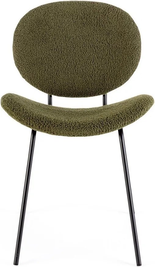 Tapicerowane krzesło w kolorze khaki Maddie – Yes Everyday