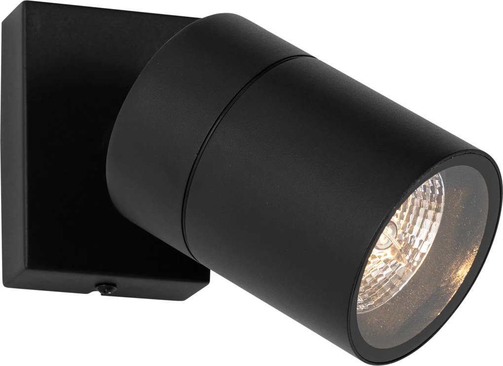 Kinkiet zewnętrzny czarny AR70 regulowany IP44 - Solo