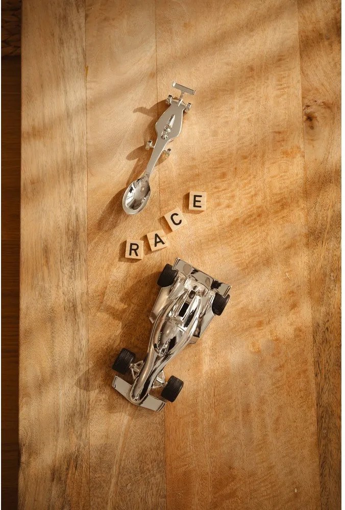 Łyżeczka dla dzieci ze stali nierdzewnej w kolorze srebra Plane – Zilverstad