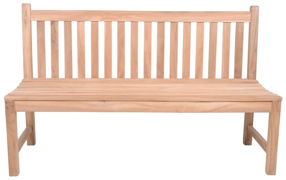 Drewniana ławka ogrodowa w naturalnym kolorze Solo – Garden Pleasure