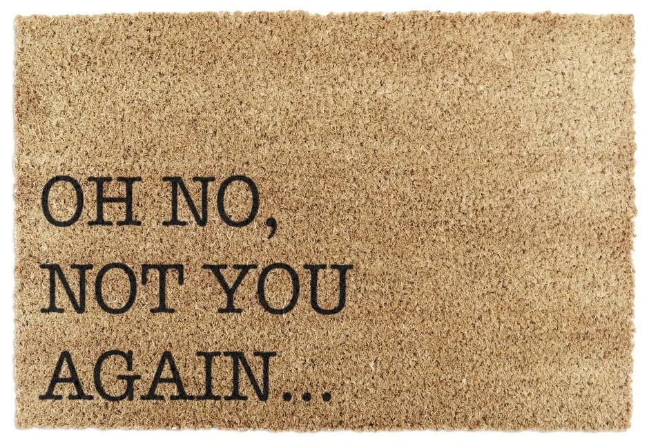 Wycieraczka z włókna kokosowego 40x60 cm Oh No Not You Again – Artsy Doormats