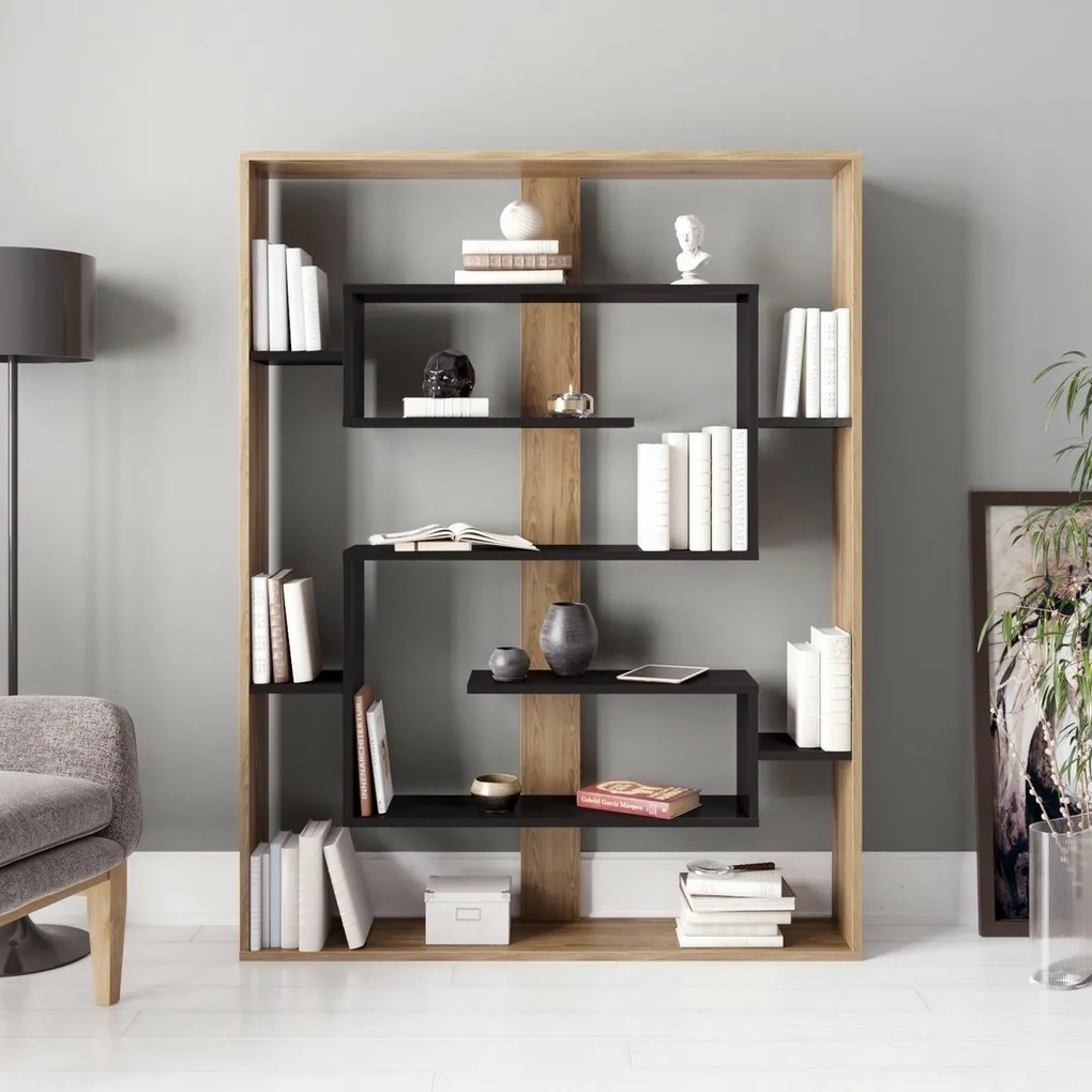 Biblioteczka Esteban Oak and Black