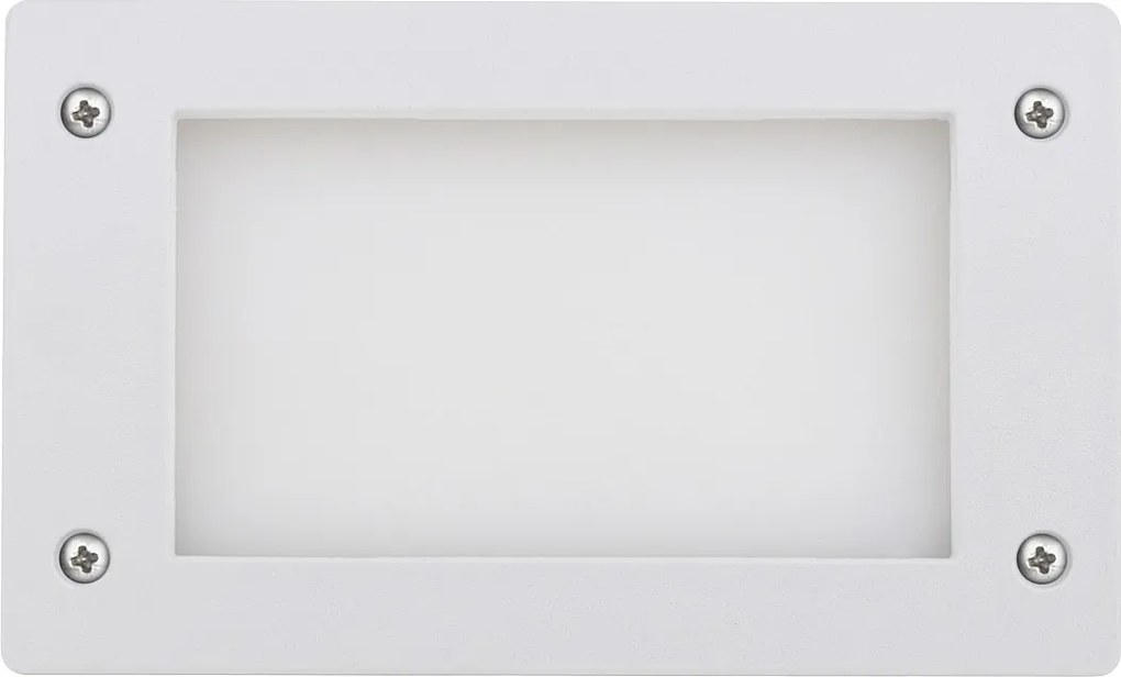 DEVON do wbudowania na zewn?trz, nowoczesny i uniwersalny styl - d?. 18,8 cm-kwadrat - Gx53 LED T2 3W - ?ywica - Kselect - ip66 - ?ywica i biel