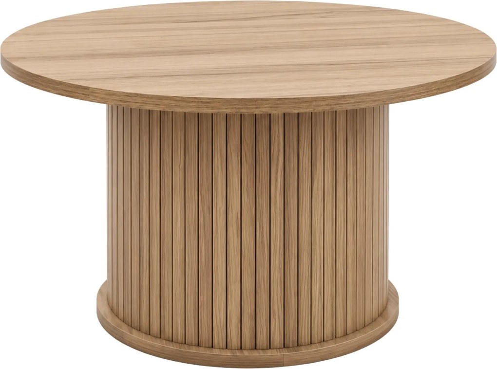 Stolik kawowy ryflowany SCAVA, Ø 70 x 40 cm