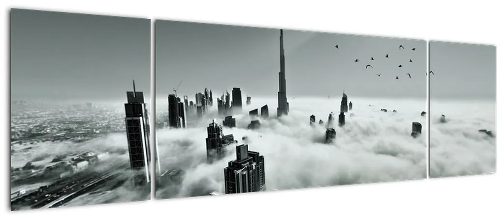 Obraz - Wieżowce w Dubaju (170x50 cm)