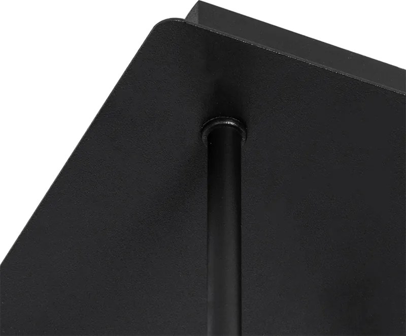 Nowoczesna lampa sufitowa czarna ze złotym 5-świateł - Athens Wire