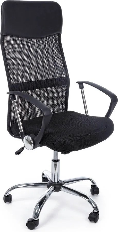 Czarne tapicerowane krzesło biurowe Dakar – Yes Everyday