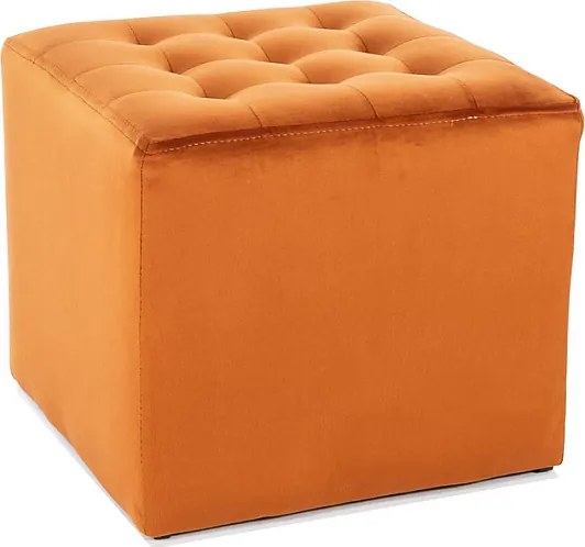 Pufa LORI VELVET cynamonowa