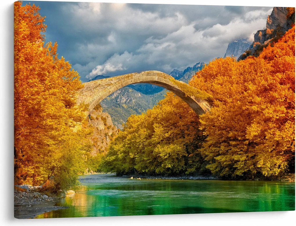 Obraz - Most Konitsa (70x50 cm)