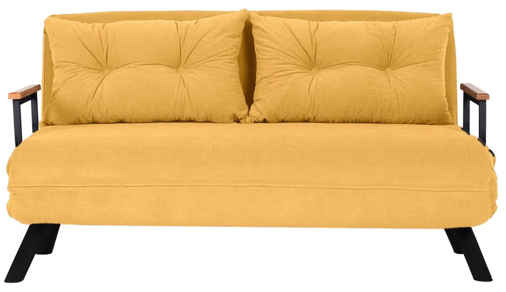 Sofa rozkładana Sando 2 musztardowy