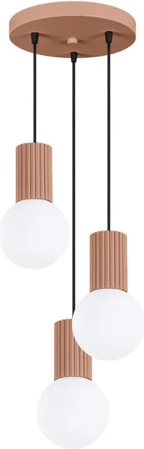 Beżowa lampa w stylu industrialnym N8-N46