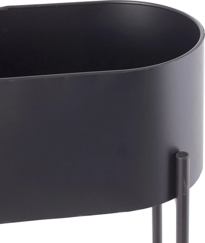 Kwietnik Valery Duo 40x19x45cm black