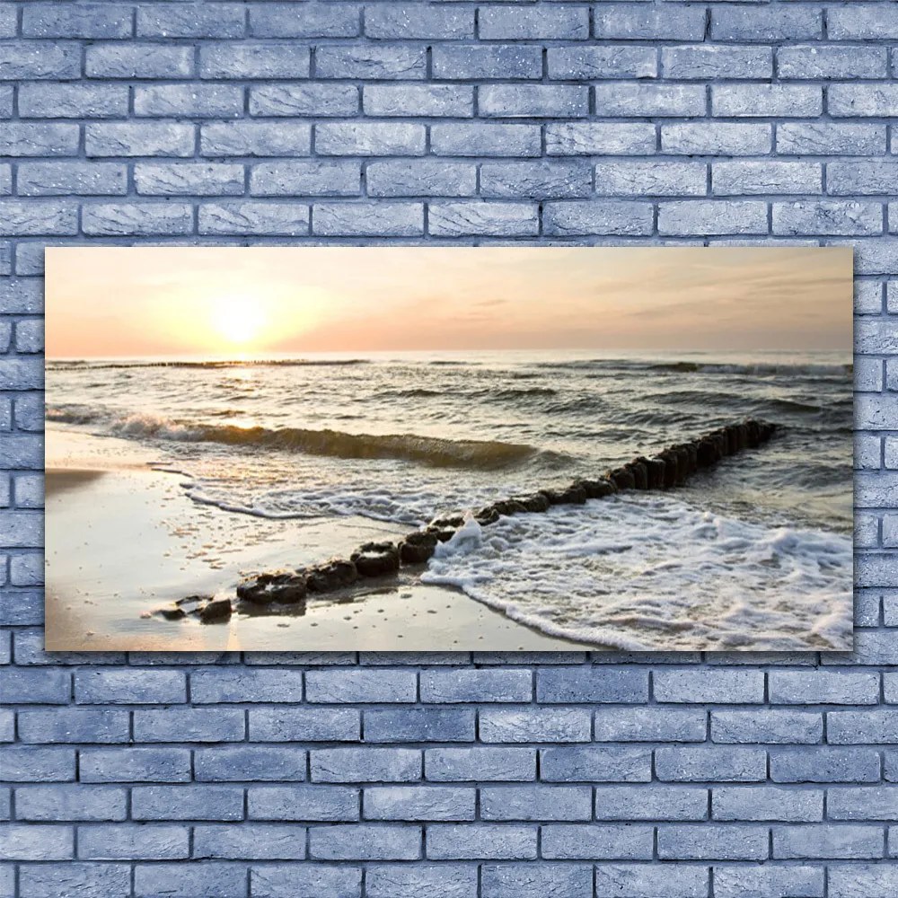 Obraz na płótnie Szum Morskich Fal