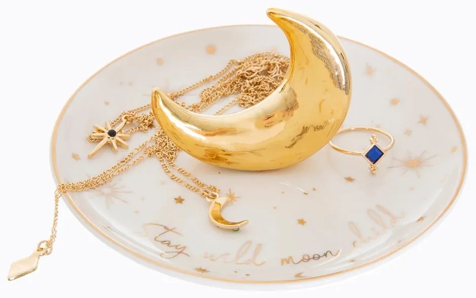 Porcelanowy talerzyk na biżuterię Celestial – Sass &amp; Belle