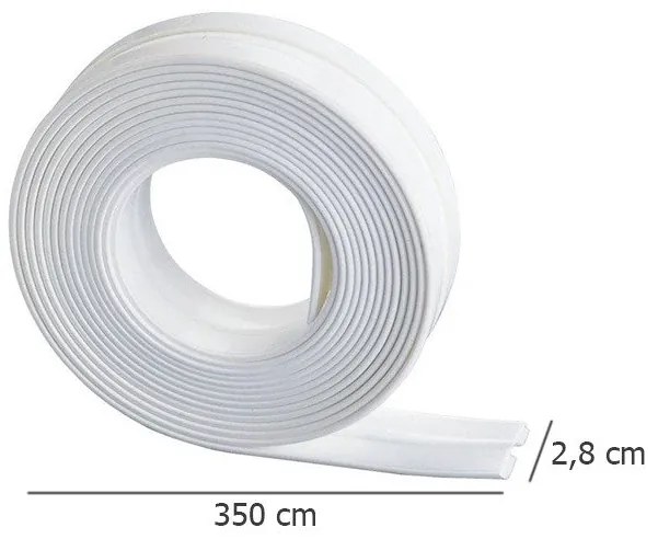 Taśma uszczelniająca do brodzika, 3,5 m, szerokość 2,8 cm, WENKO