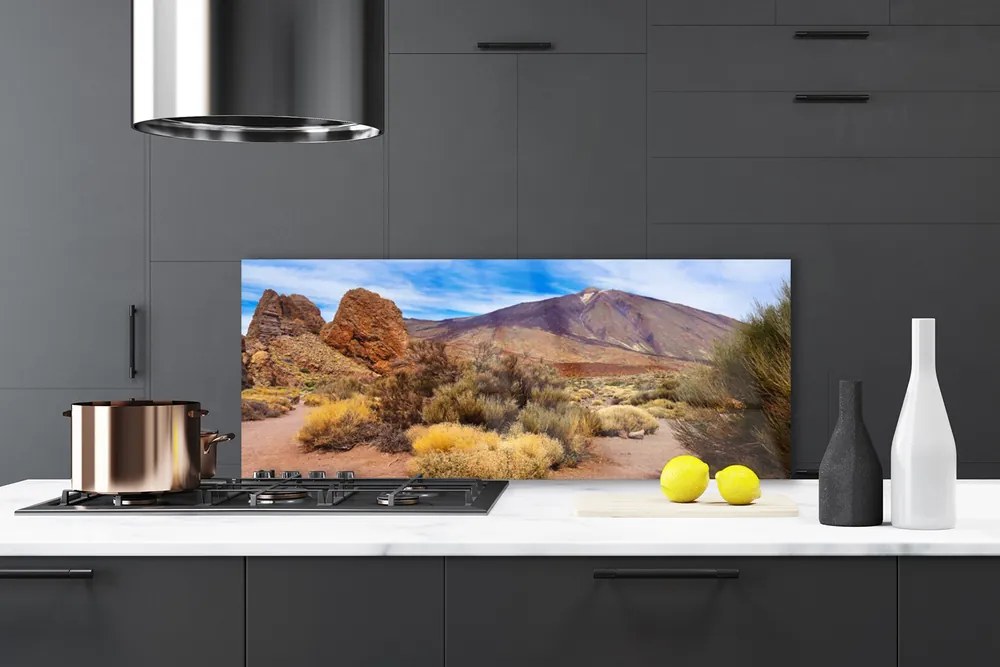 Panel Szklany Surowy Pejzaż Górski