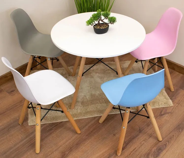 Błękitne Krzesło Do Pokoju 2 Rozmiary C6-A33