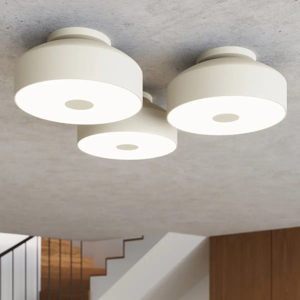 Plafon OMIQ beżowy mat SOLLUX LIGHTING