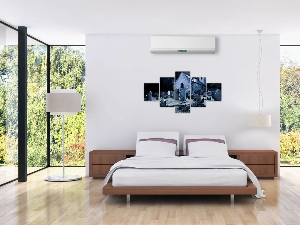 Obraz - Ciemna noc (125x70 cm)