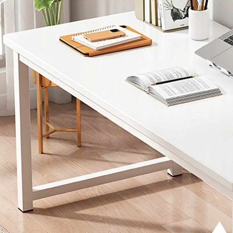 Biurko komputerowe – biały stół, młodzieżowy, szkolny, przemysłowy, 120 cm