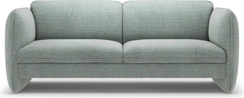 Niebieska sofa z tkaniny szenilowej 204 cm Georgia – Micadoni
