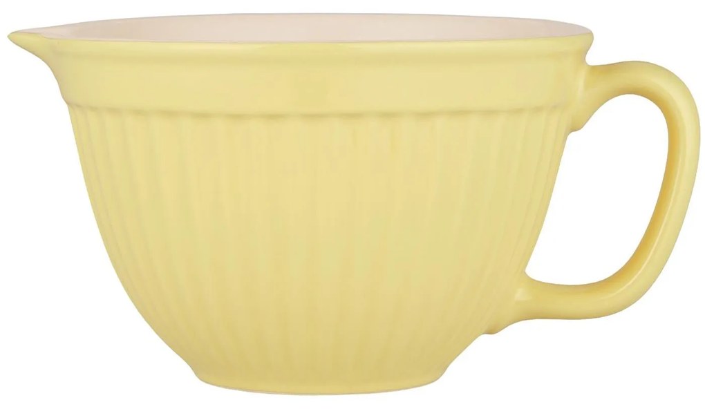 Żółta ceramiczna misa na ciasto MYNTE LEMONADE