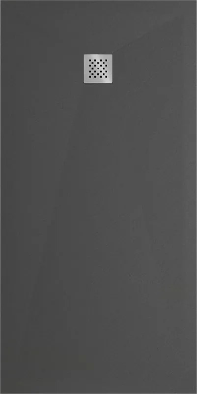 Mexen Stone+ brodzik kompozytowy prostokątny 200 x 80 cm, antracyt - 44718020
