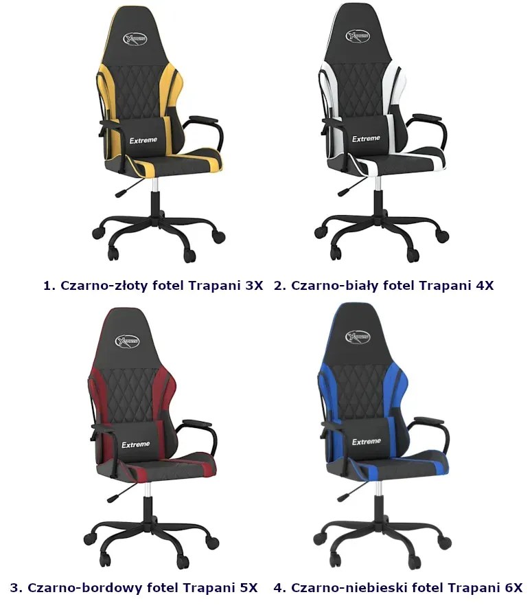 Czarno-bordowy fotel gamingowy D1-B60