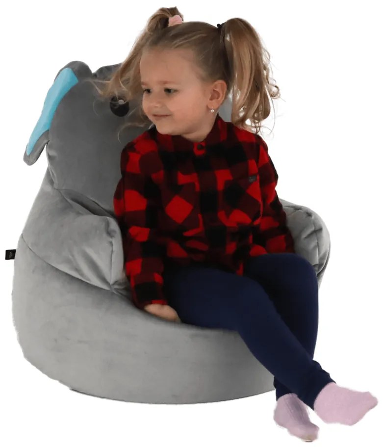 Puf dla dzieci Słonik Baby, 55 x 50 cm