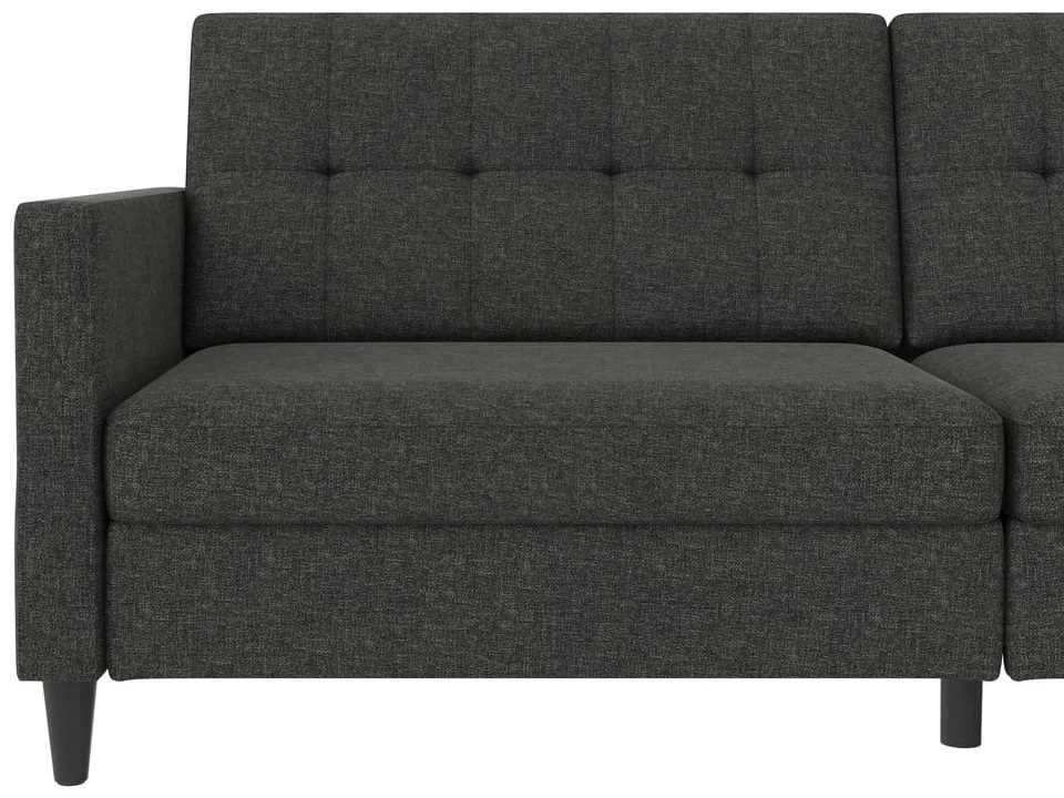 Szara rozkładana sofa 82 cm Hartford – Støraa
