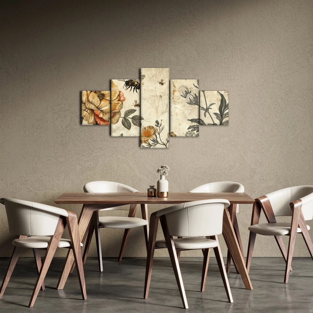 Obraz - Bee Meadow (125x70 cm)