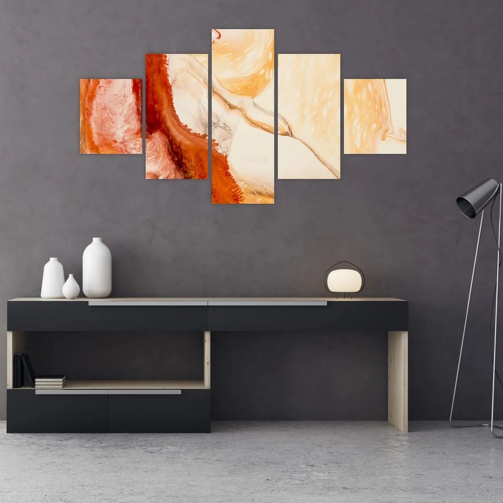 Obraz - Malarstwo abstrakcyjne (125x70 cm)