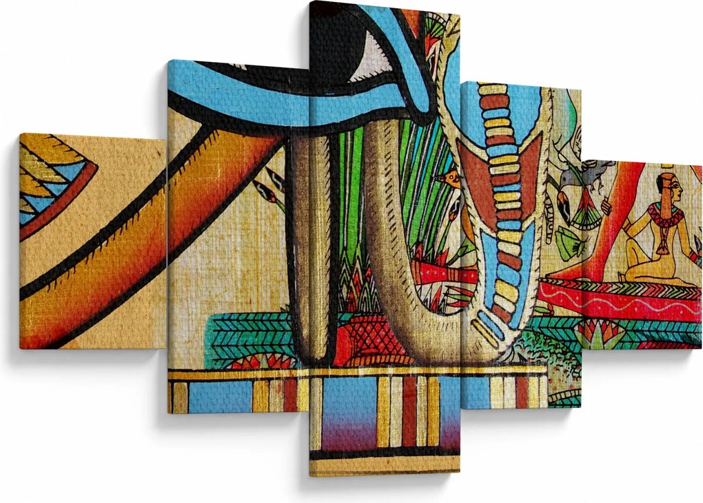 Obraz motywami egipskimi (125x70 cm)