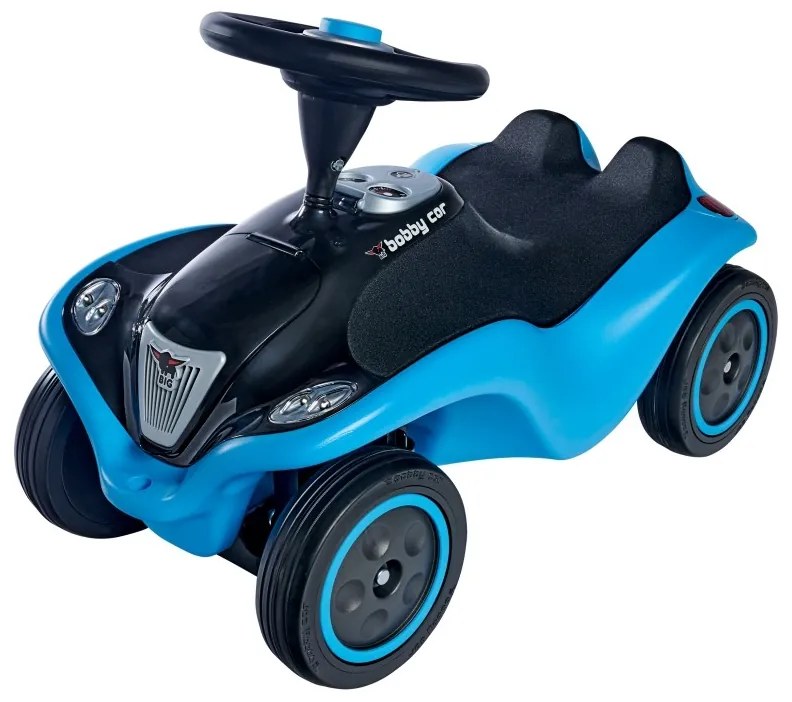 Big jeździk next blue bobby car z klaksonem i światłami