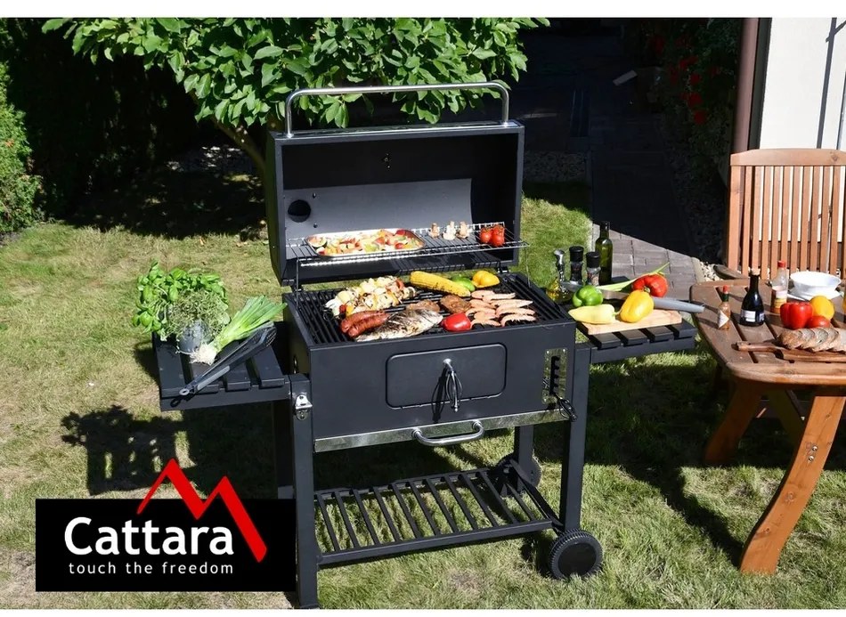 Cattara Gril na węgiel drzewny Royal grande XXL, 154 x 110 x 46 cm