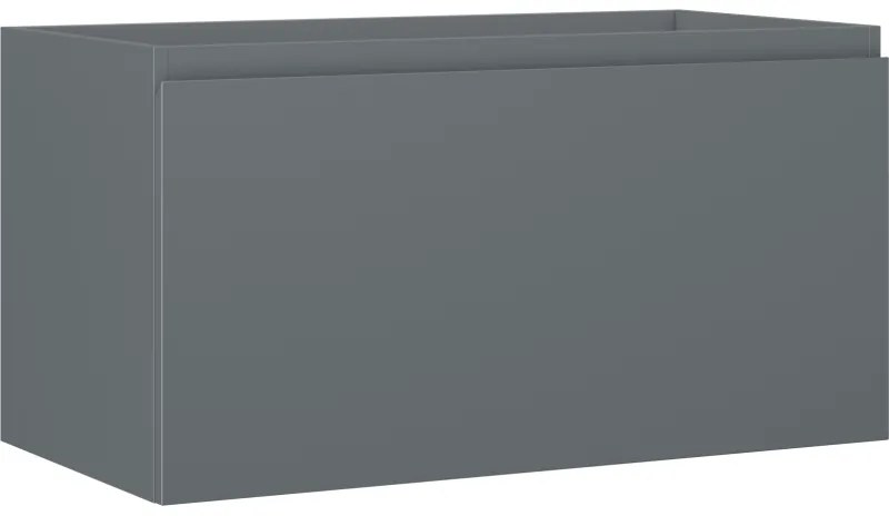 Mexen Orio szafka łazienkowa podumywalkowa 90 cm, 1 szuflada, grafit mat - 91A10-09047-1-BF66