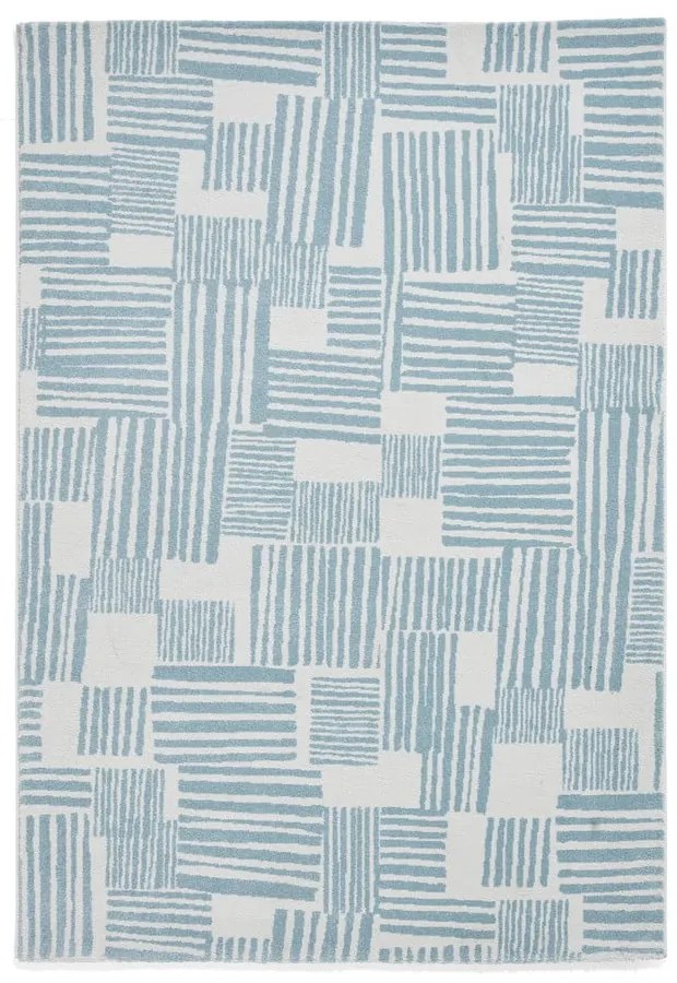 Jasnoniebieski dywan 80x150 cm Blocks – Catherine Lansfield
