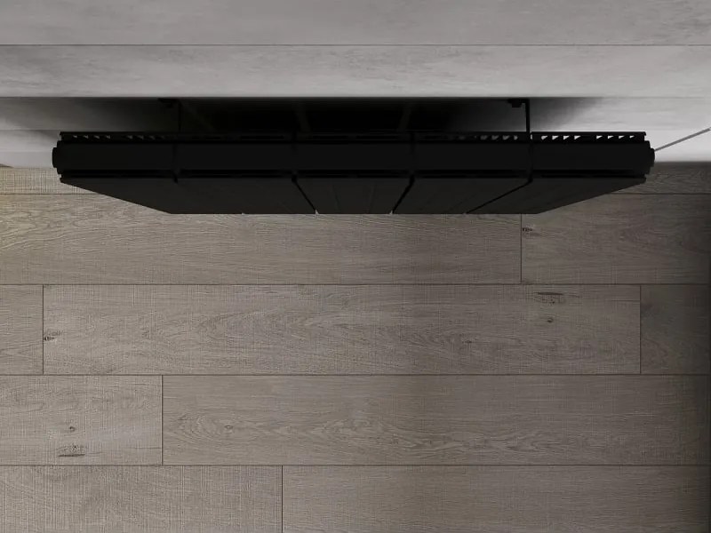 Mexen Waco grzejnik dekoracyjny 1544 x 694 mm, 1550 W, czarny - W217-1544-694-00-70