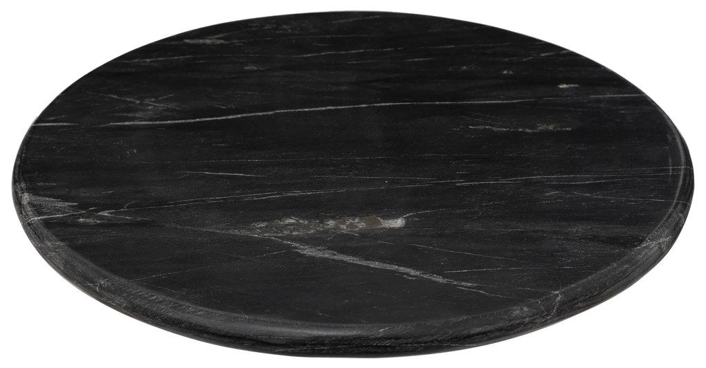 Marmurowa taca do serwowania przekąsek, talerz MARBLE, Ø 30 cm